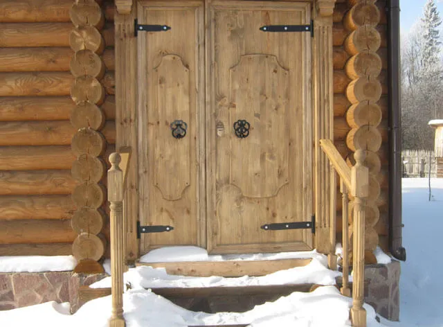Банные двери в парилку: размеры с коробкой, какую входную дверь лучше .
